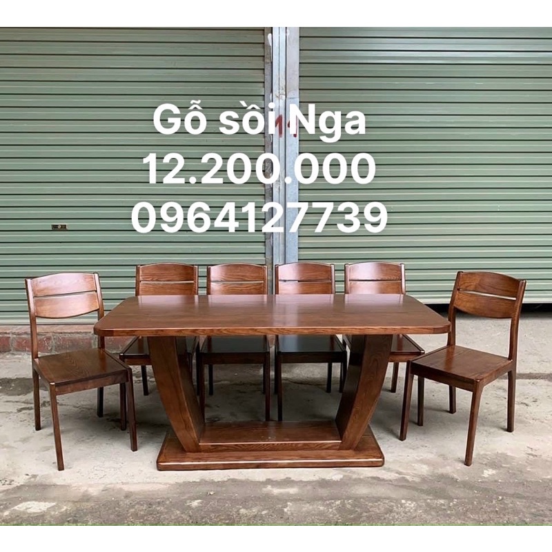 Bộ bàn ăn gỗ cao cấp
