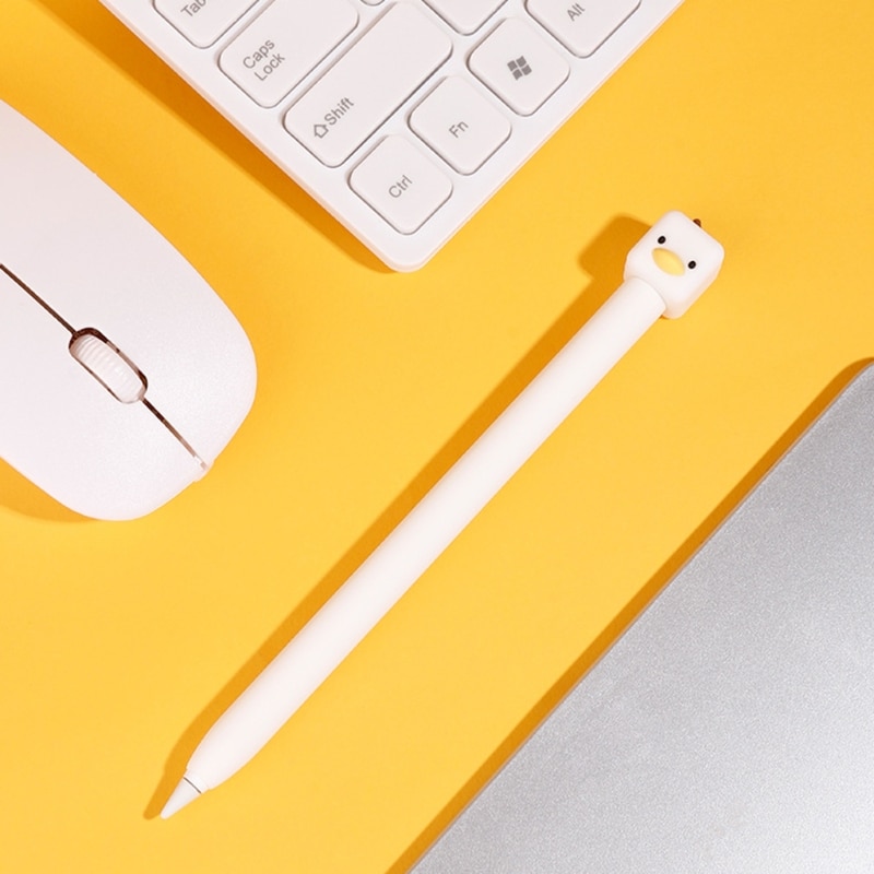 Vỏ bọc bảo vệ bút cảm ứng Apple Pencil thế hệ 1st 2nd hình vịt hoạt hình dễ thương tiện dụng