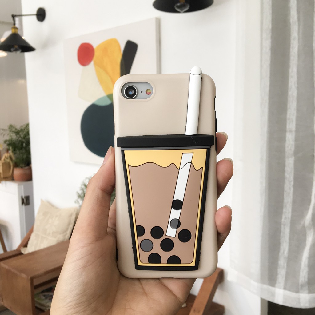 Ốp lưng Iphone ly trà sữa