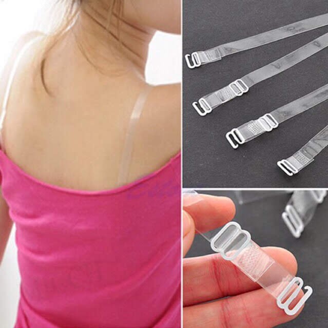 Dây áo lót trong suốt sợi tròn và sợi dẹt