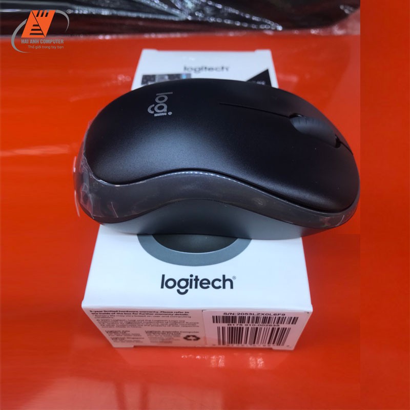 Chuột máy tính không dây Mouse Logitech Wireless B175 | Tốc độ kết nối 2.4 Ghz - USB - Hàng chính hãng