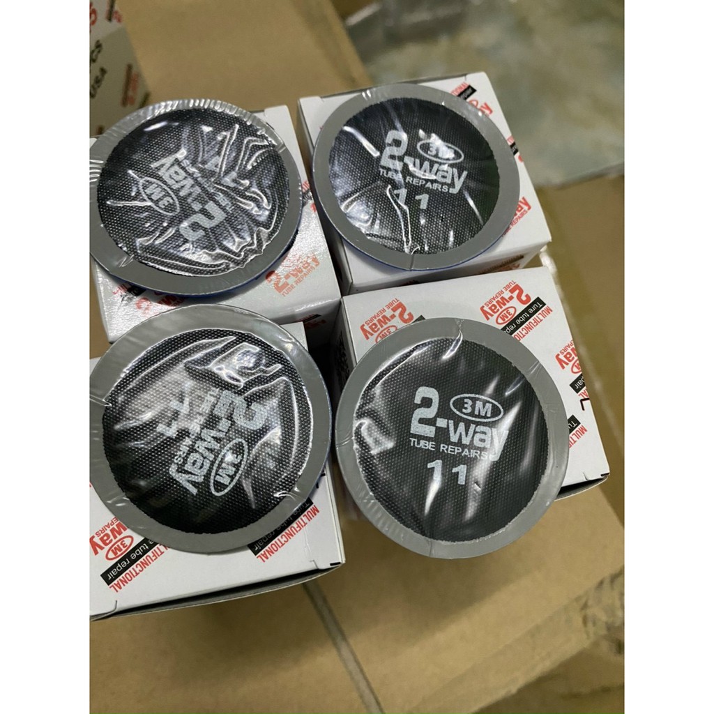 Hộp 40 miếng vá săm lốp ô tô, xe máy 3M
