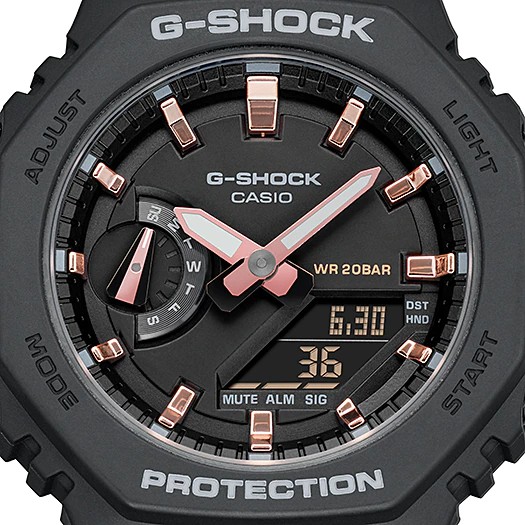 Đồng hồ Nữ Dây Nhựa Casio G-Shock GMA-S2100-1ADR chính hãng bảo hành 5 năm Pin trọn đời