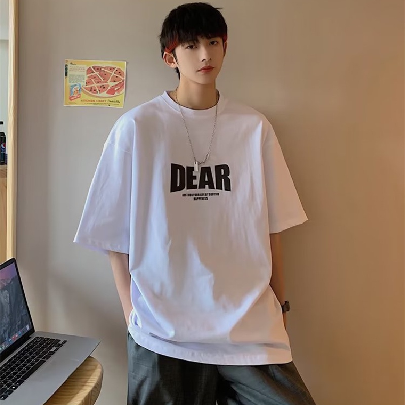 Áo Thun Tay Ngắn Dáng Rộng In Họa Tiết Phong Cách Hip Hop Thời Trang Mùa Hè Cho Nam Và Nữ size M-8XL