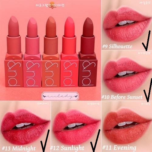 Son lì Romand Zero Gram Matte Lipstick