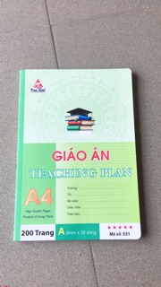 Sổ giáo án A4-200 trang