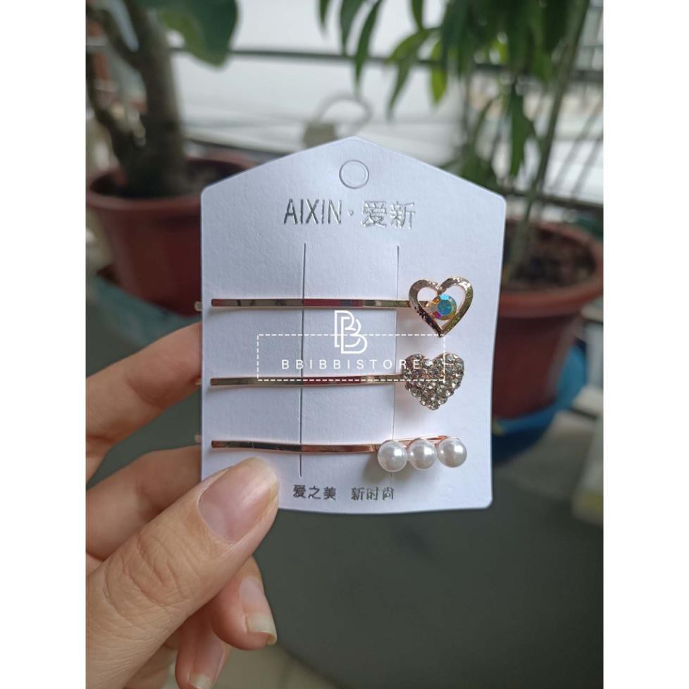 VỈ 3 Kẹp Tóc Phong Cách Hàn Quốc ( CỰC XỊN)