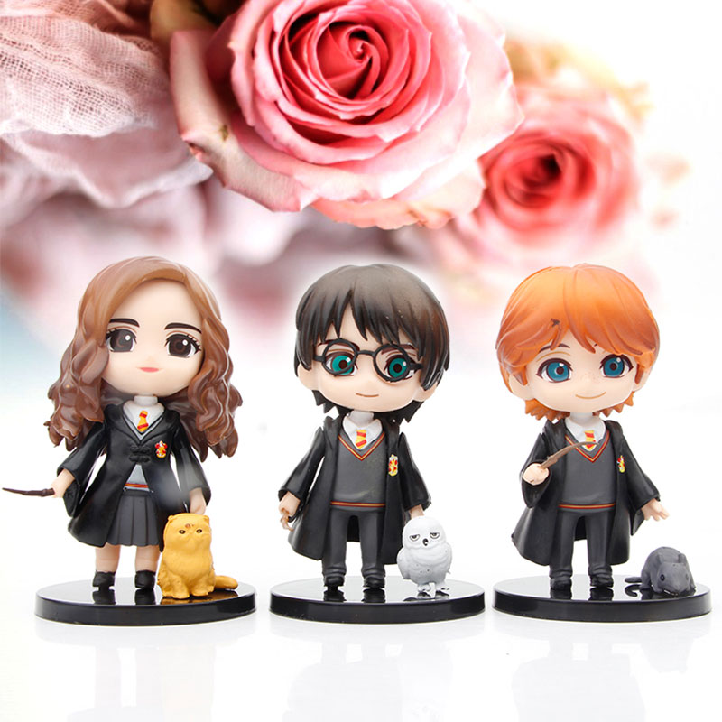 Set 3 Mô Hình Đồ Chơi Nhân Vật Trong Phim Hoạt Hình Harry Potter