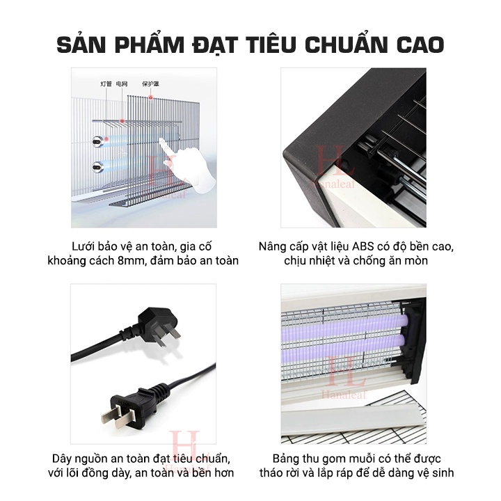 Máy bắt muỗi thông minh HL, thu hút côn trùng bằng tia uv hiệu quả an toàn