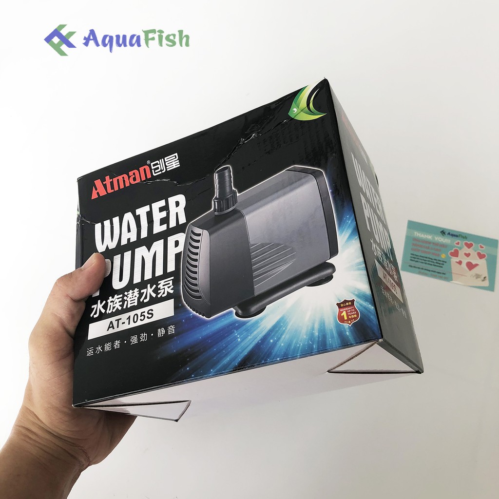 Máy Bơm Nước Cho Bể Cá Atman 104S đến 107S (máy bơm khỏe, tiết kiệm điện và êm ái)
