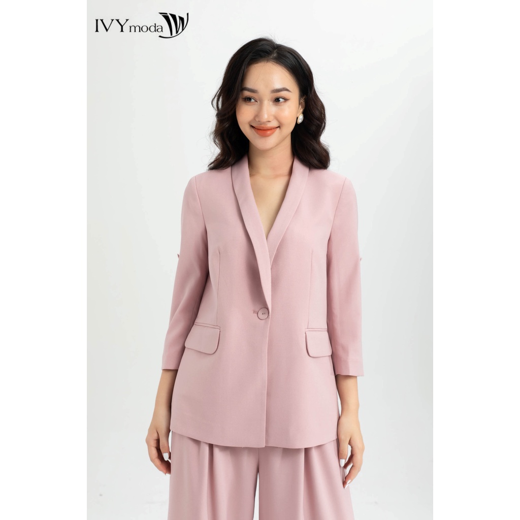 [NHẬP WABRTL5 GIẢM 10% TỐI ĐA 50K ĐH 250K ]Áo vest nữ tay kiểu IVY moda MS 67M6418