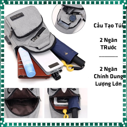 Túi Đeo Chéo Nam Nữ Balo Cặp Bao Tử Mini Thể Thao Hàn Quốc Dùng Đi Chơi Đi Học, Đi Làm Giá Rẻ (Shop Bố Tôm)