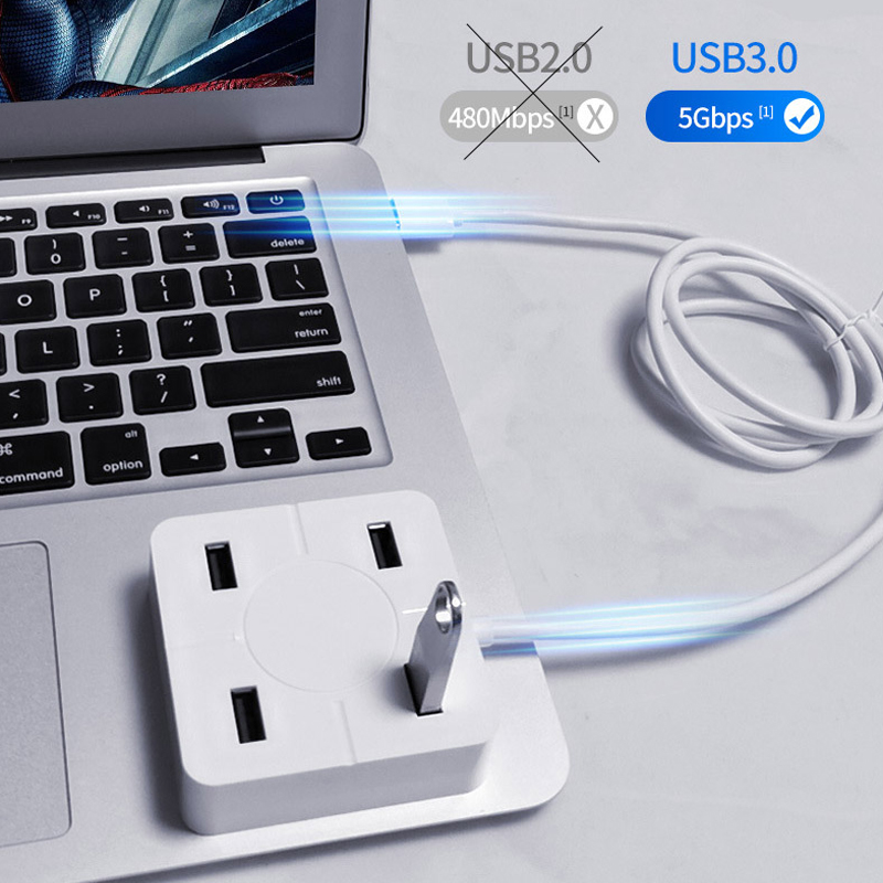 Hub Chia 4 Cổng Usb 3.0 2 Màu 100% Chất Lượng Cao