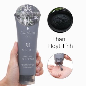 Sữa rửa mặt than hoạt tính Clarista Nhật Bản