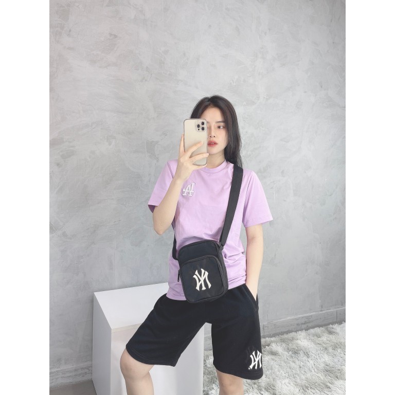 (HÀNG XUẤT XỊN) Túi đeo chéo đen B215 N/E/W/Y/O/R/K MINI BAG BLACK Made in Viet/nam full tem tag