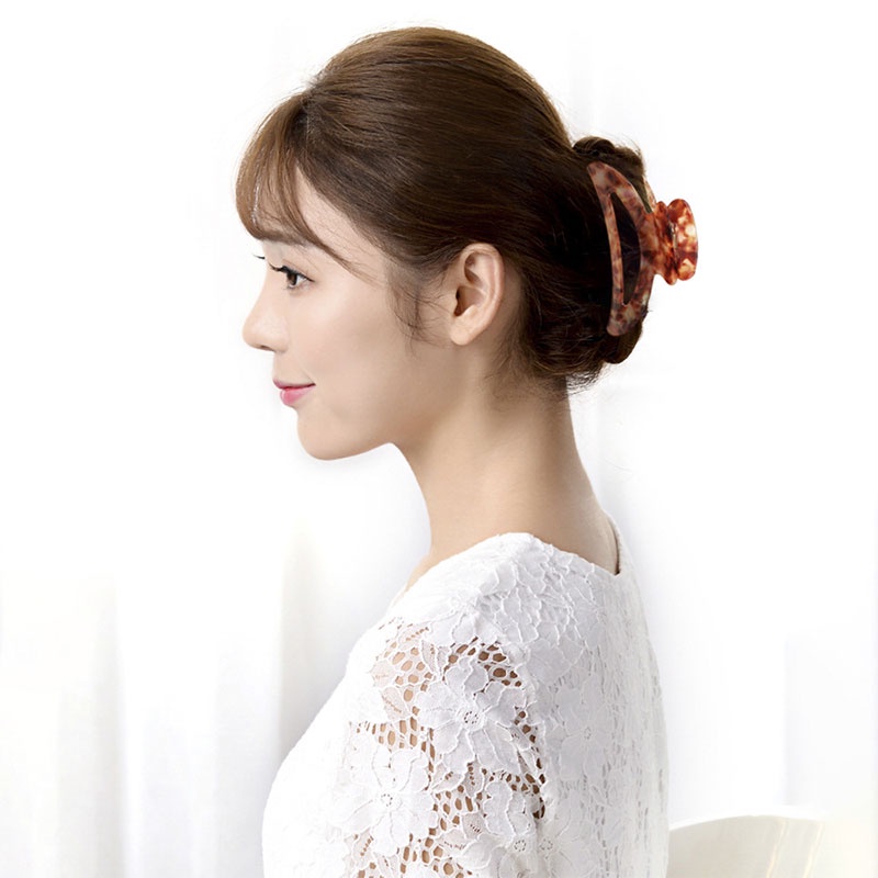 Kẹp Tóc Họa Tiết Hình Học 10cm Cho Nữ