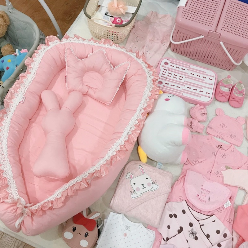 Nôi vải cho bé - có vỏ và ruột riêng, ảnh chụp thực tế