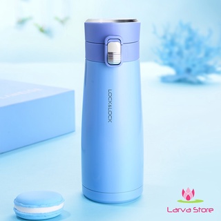 Bình Giữ Nhiệt Inox 304 Macaron I.D Tumbler Lock&Lock LHC3246 450ml xanh dương - Larva Store