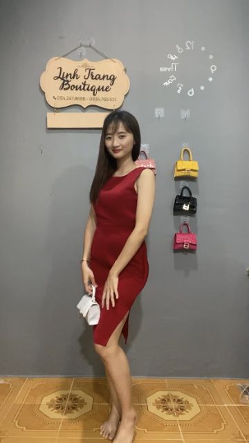 Đầm Body Rút Dây Lưng