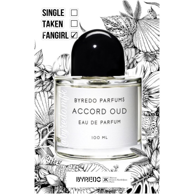 Nước hoa dùng thử Byredo Accord Oud Tester 5ml/10ml | BigBuy360 - bigbuy360.vn