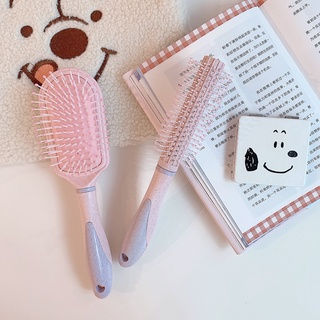 Gạo Hạt Bé Gái Nước Sốt Rơm Lúa Mì Túi Khí Lược Dễ Thương Bảng Lớn Lược Hộ Gia Đình Sinh Viên Massage Lược Uốn Lược