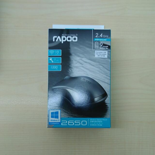 Chuột máy tính không dây Rapoo 2650 - Bảo hành chính hãng 12 tháng | BigBuy360 - bigbuy360.vn