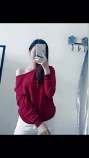 Áo thun lệch vai