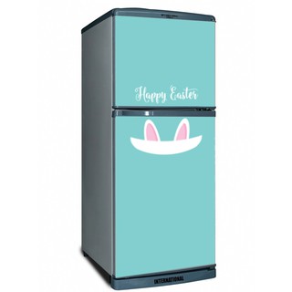 DECAL DÁN TỦ LẠNH TAI THỎ