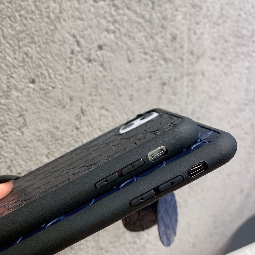 DIOR ! Đồ Dùng Cho Trẻ Em Ốp Điện Thoại Thêu Hình Dễ Thương Cho IPhone 12 / 12Pro 12 11 Pro Max IPhone 7 / 8 Pro X XR XS