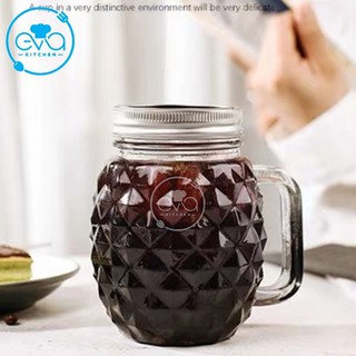 Ly Thuỷ Tinh Có Quai Hình Trái Thơm 450 Ml