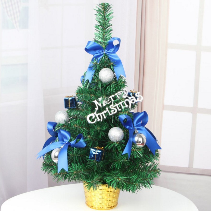 Cây thông noel nhí chữ Merry Chrismas để bàn MẪU C12