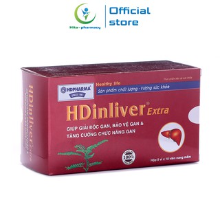 Bổ gan thảo dược HDinliver Extra HDPHARMA giúp giải độc gan, bảo vệ gan - Hộp 50 viên (HDinliver Extra)