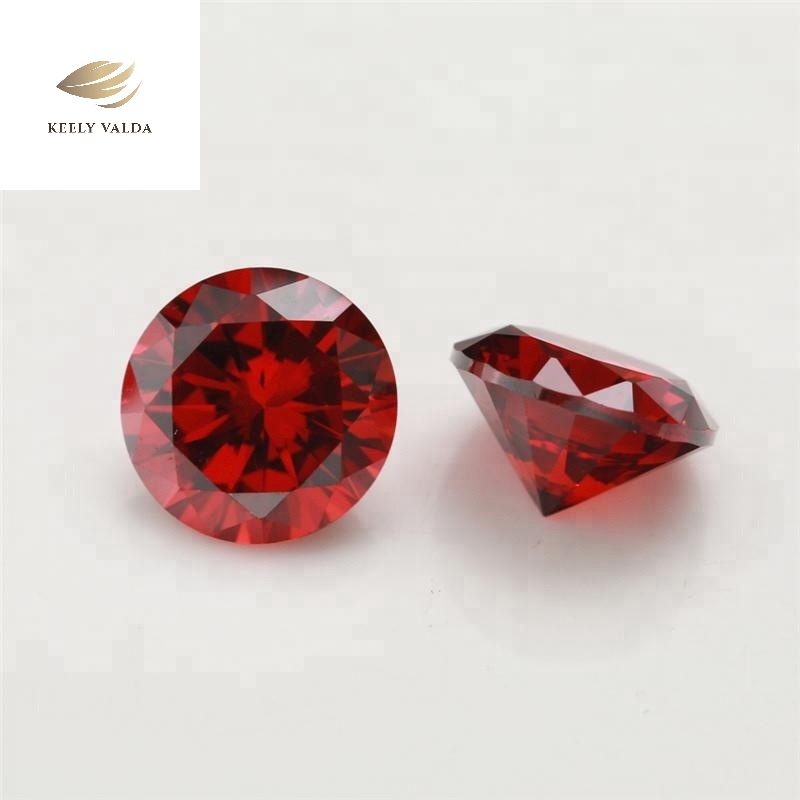 Sỉ Đá Cubic Zirconia  loại 5A Đỏ - Kim cương nhân tạo Siêu Cứng Thụy Sỹ