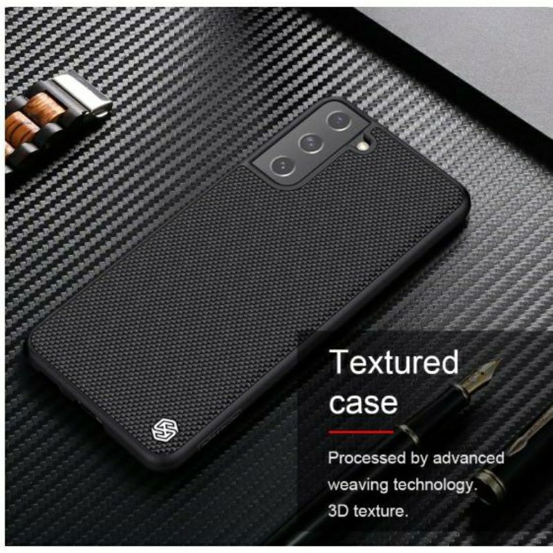 Ốp Điện Thoại Nillkin Bằng Pc Nylon Kết Cấu Sợi 3d Cho Samsung Galaxy S22 ultra / S21 / S21 Plus / S21 Ultra Chính hãng