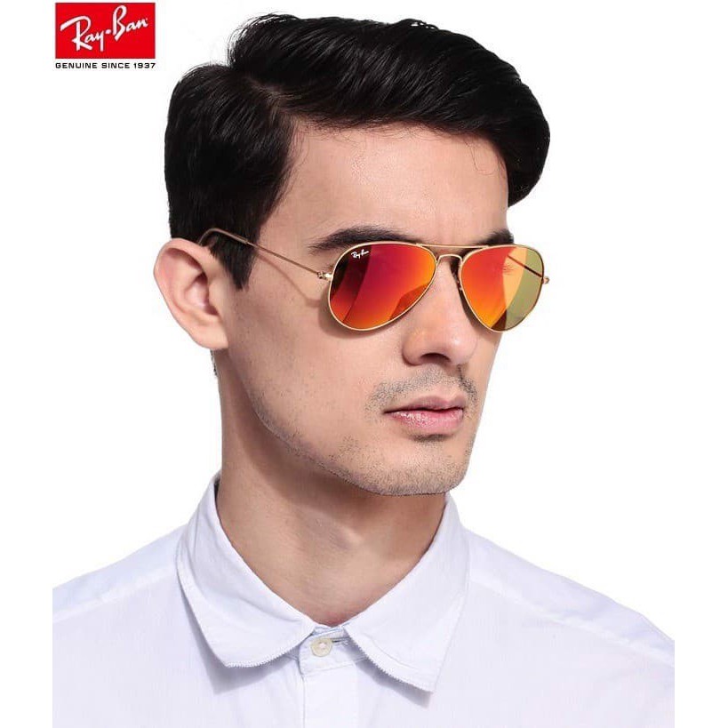 RB3025 112/69-Kính mát nam nữ Rayban chính hãng (58IT), thiêt kế dễ đeo bảo vệ mắt