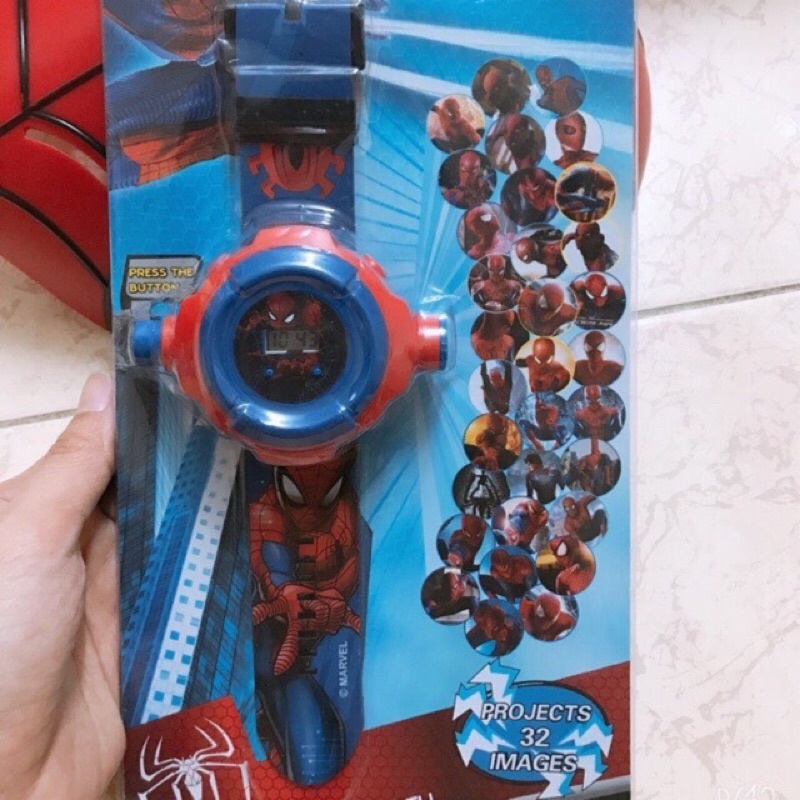 Đồng Hồ Em Bé Đôrêmon /hello kitty /spiderman/chó cứu hộchiếu hình 3D