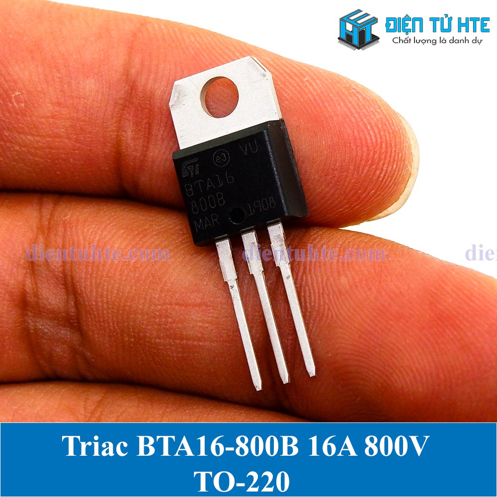 Triac BTA16 BTA16-800B 16A 800V TO-220 loại tốt