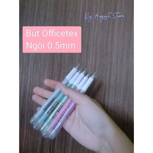 Bút Officetex ngòi 0.5mm mực xanh [By August Store]