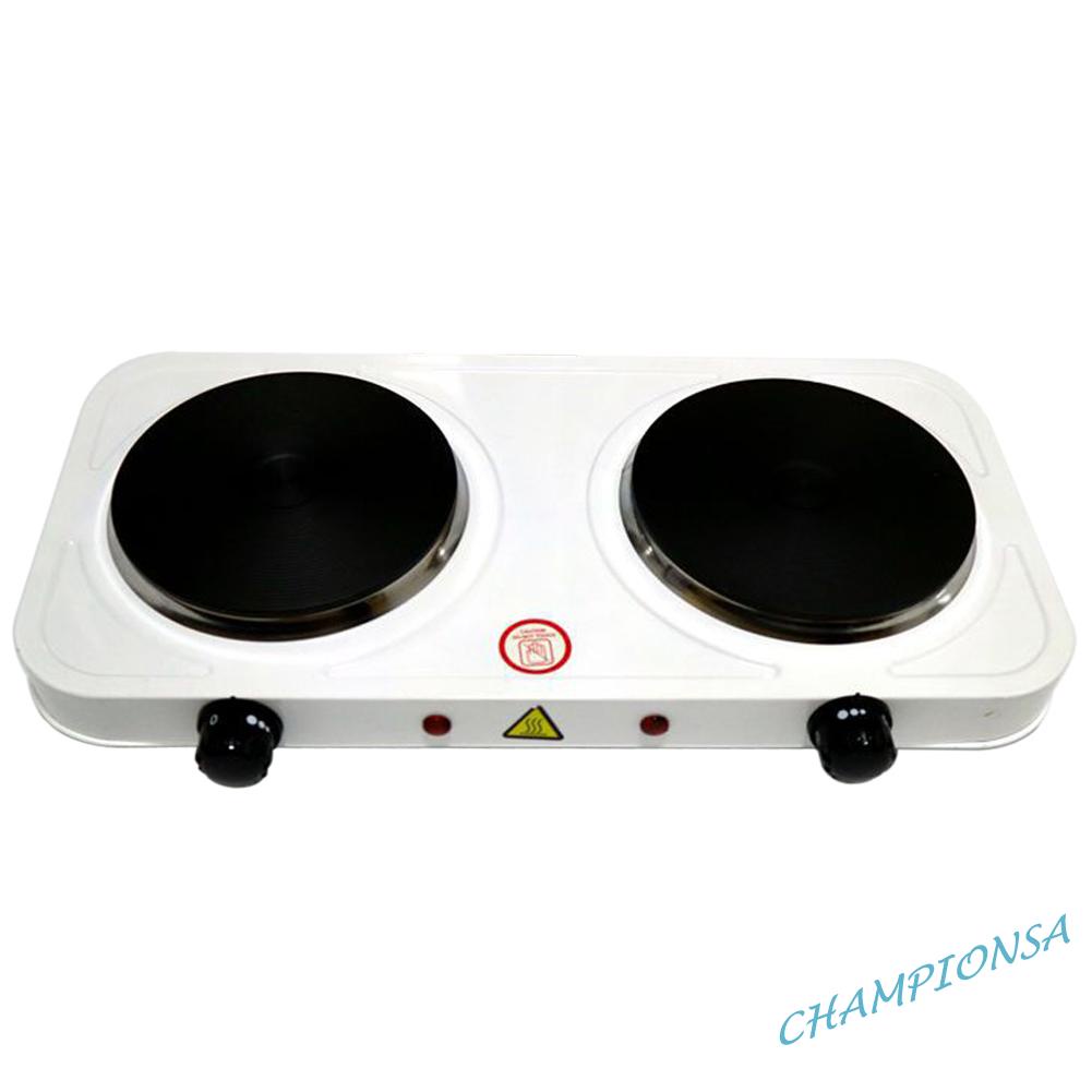 Bếp điện nóng dạng đôi Champions 2000W di động dùng trong giảng dạy/ thí nghiệm