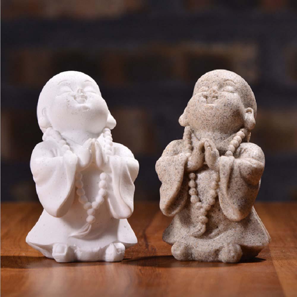 Đồ trang trí Chú Tiểu Mini Trang Trí Sân Vườn