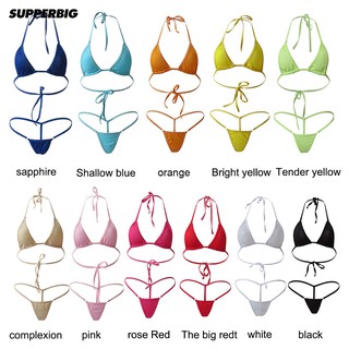 📢👏😍👉Bộ đồ bơi Mini Áo ngực nữ Bộ đồ Bikini ba điểm 5818