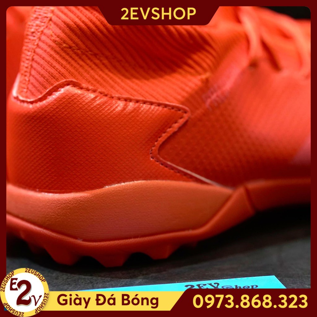 Giày đá bóng thể thao nam 𝐏𝐫𝐞𝐝𝐚𝐭𝐨𝐫 𝟐𝟎𝟐𝟎 Cam cao cổ, giày đá banh cỏ nhân tạo cao cấp - 2EVSHOP
