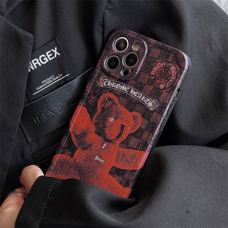 Ốp Điện Thoại Mềm In Hình Chú Gấu Cho iPhone 13 / 12 / 13Pro / X / XS / XR / XS MAX / 11 / 11 Pro / 11 Pro MAX 14