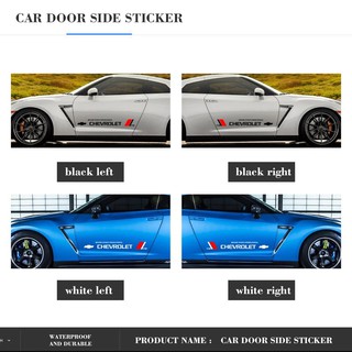 Bộ 2 tem dán cửa xe ô tô Chev