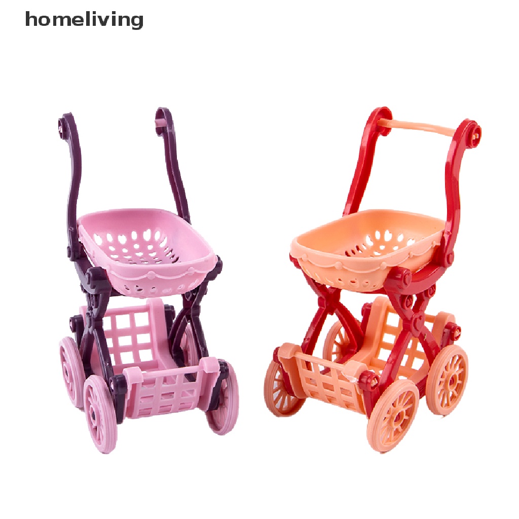 Mô Hình Xe Đẩy Mua Sắm Trang Trí Nhà Búp Bê