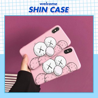 Ốp lưng iphone Pink Kaws TPU trơn dẻo mềm 6/6plus/6s/6splus/7/7plus/8/8plus/x/xs/11/12/13/14/pro/max/promax/plus