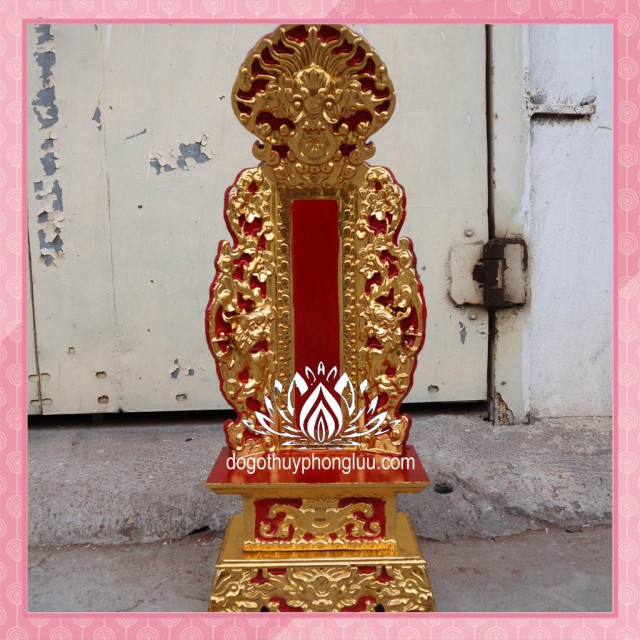 Bài vị thờ gia tiên linh vị long vị gỗ mít 4 cỡ 41,51,61,67