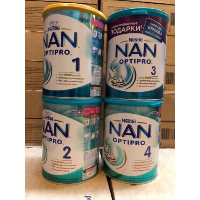 Sữa Nan Nga 800g từ 1-4 cho bé