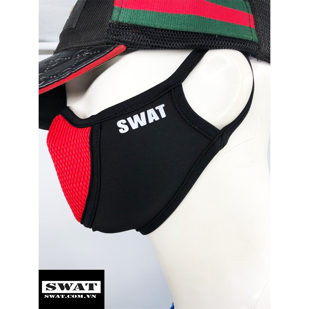 [VIDEO] Khẩu trang swat x1 cao cấp - Màu Đỏ