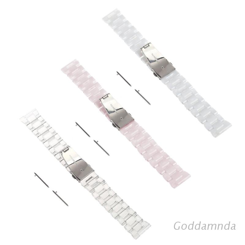 Dây Đeo Nhựa Trong Suốt 22mm Cho Đồng Hồ Gear S3 Frontier Classic